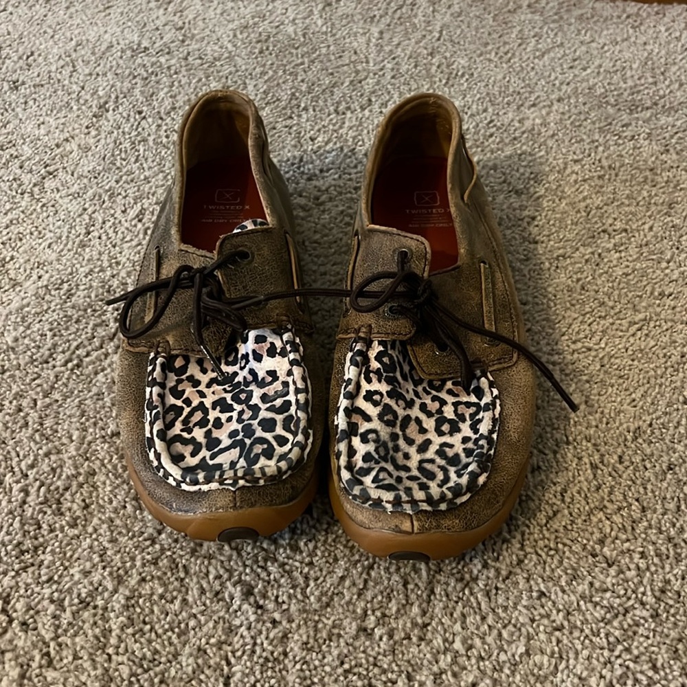 Twisted X loafers Cheetah